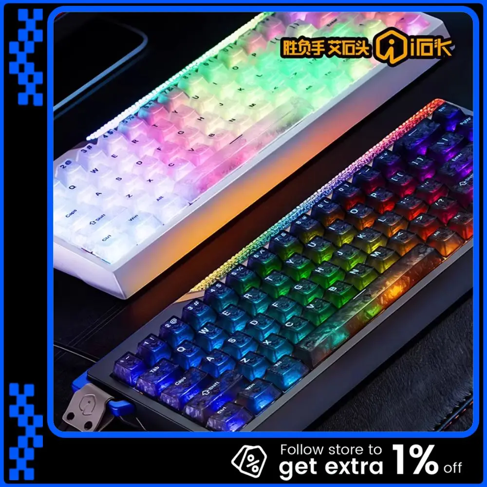 Механическая клавиатура Irok RA68 с магнитными переключателями, проводная, из алюминиевого сплава, с ЧПУ, RGB, для киберспорта, с откликом 0.001мм, двойной MCU, низкая задержка, аксессуары для ПК
Механическая клавиатура Irok RA68 с магнитными переключателями, проводная, из алюминиевого сплава, с ЧПУ, RGB, для киберспорта, с откликом 0.001мм, двойной MCU, низкая задержка, аксессуары для ПК