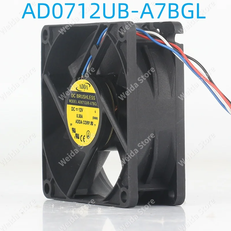 Cooling fan ADDA 24V 48V DC12V 0.3A 7025 70X70X25MM 7CM Chassis CPU Temperature-controlled PWM power supply AD0712UB-A7BGL
Cooling fan ADDA 24V 48V DC12V 0.3A 7025 70X70X25MM 7CM Chassis CPU Temperature-controlled PWM power supply AD0712UB-A7BGL