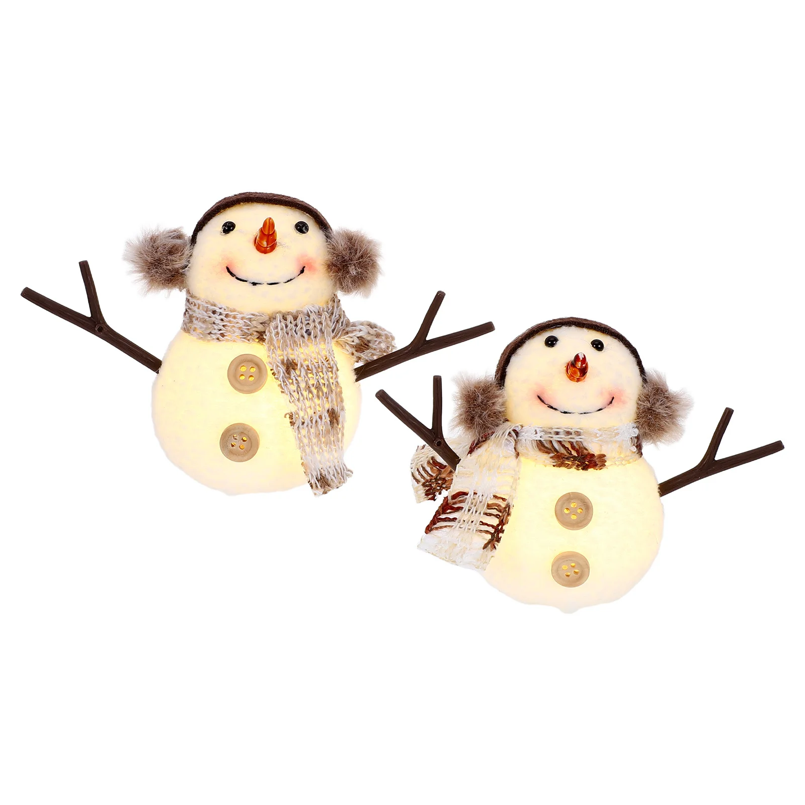 2Pcs Glow Xmas Snowman Pendants Hanging Ornaments Luminous Christmas Decoration for Home Office Store Party Xmas Snowman Decor
2Pcs Glow Xmas Snowman Pendants Hanging Ornaments Luminous Christmas Decoration for Home Office Store Party Xmas Snowman Decor