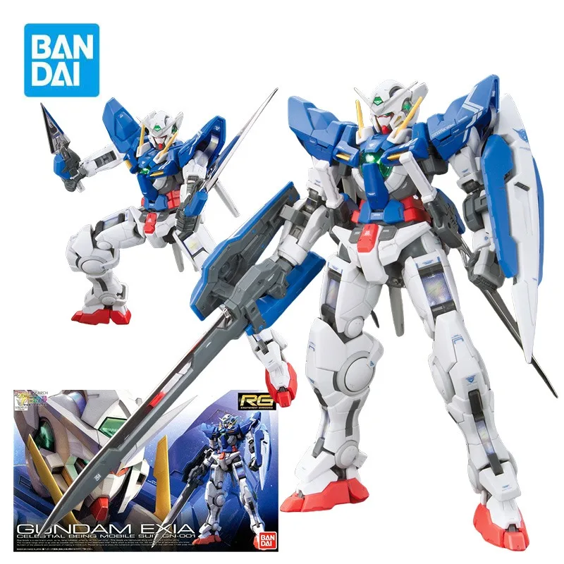 BANDAI RG 1/144 GN-001 GUNDAM EXIA Фигурки МОБИЛЬНЫЙ КОСТЮМ GUNDAM00 Аниме Модельный комплект Игрушки для мальчиков Оригинальная коллекция коробок 
BANDAI RG 1/144 GN-001 GUNDAM EXIA Фигурки МОБИЛЬНЫЙ КОСТЮМ GUNDAM00 Аниме Модельный комплект Игрушки для мальчиков Оригинальная коллекция коробок