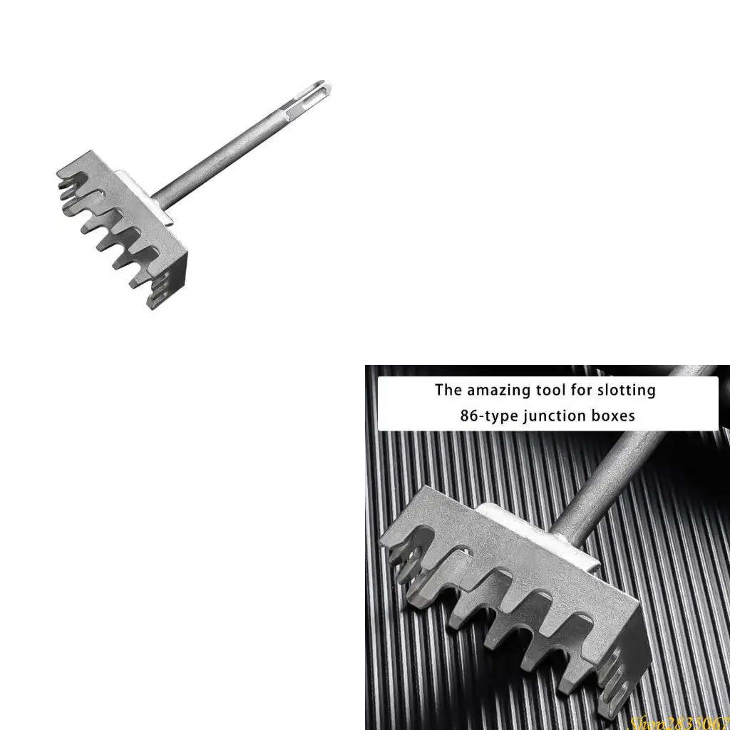 Ergonomic Square Hole Cutter for 86 Type Junctions Boxes Heavy Duty Electrician Tool for Wall Switches & Outlet Boxes 831F
Ergonomic Square Hole Cutter for 86 Type Junctions Boxes Heavy Duty Electrician Tool for Wall Switches & Outlet Boxes 831F