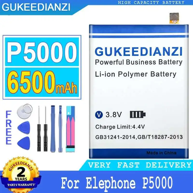 Аккумулятор мобильного телефона 6500 мАч для Thl 5000 для Elephone P5000 для Dexp Ixion XL5 "ML5 XL5
Аккумулятор мобильного телефона 6500 мАч для Thl 5000 для Elephone P5000 для Dexp Ixion XL5 "ML5 XL5