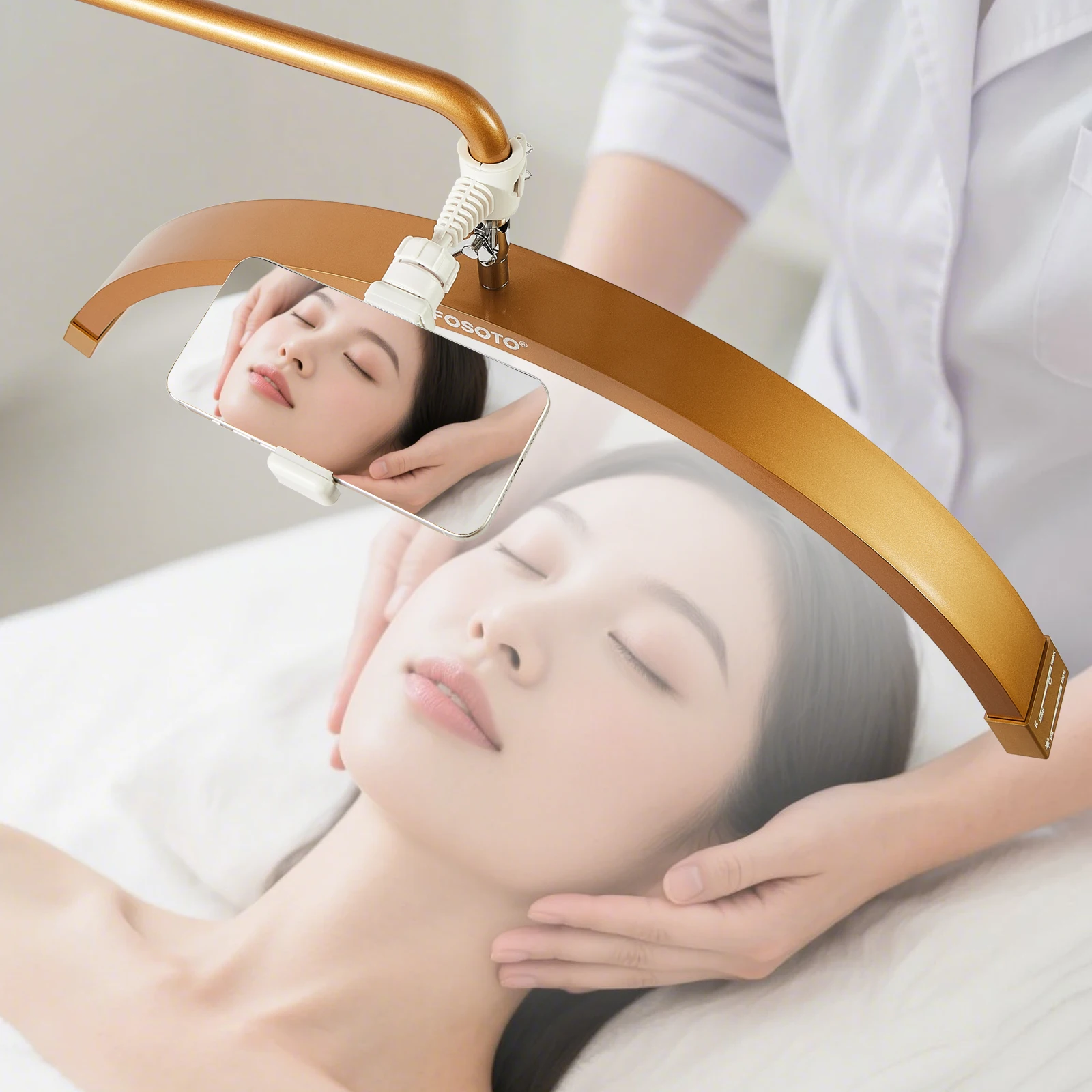 Fosoto Y16 Beauty Salon Lighting Half-moon Shaped Lamp with Remote control For Tattoo Beauty Salon Eyelash Makeup
Fosoto Y16 Beauty Salon Lighting Half-moon Shaped Lamp with Remote control For Tattoo Beauty Salon Eyelash Makeup