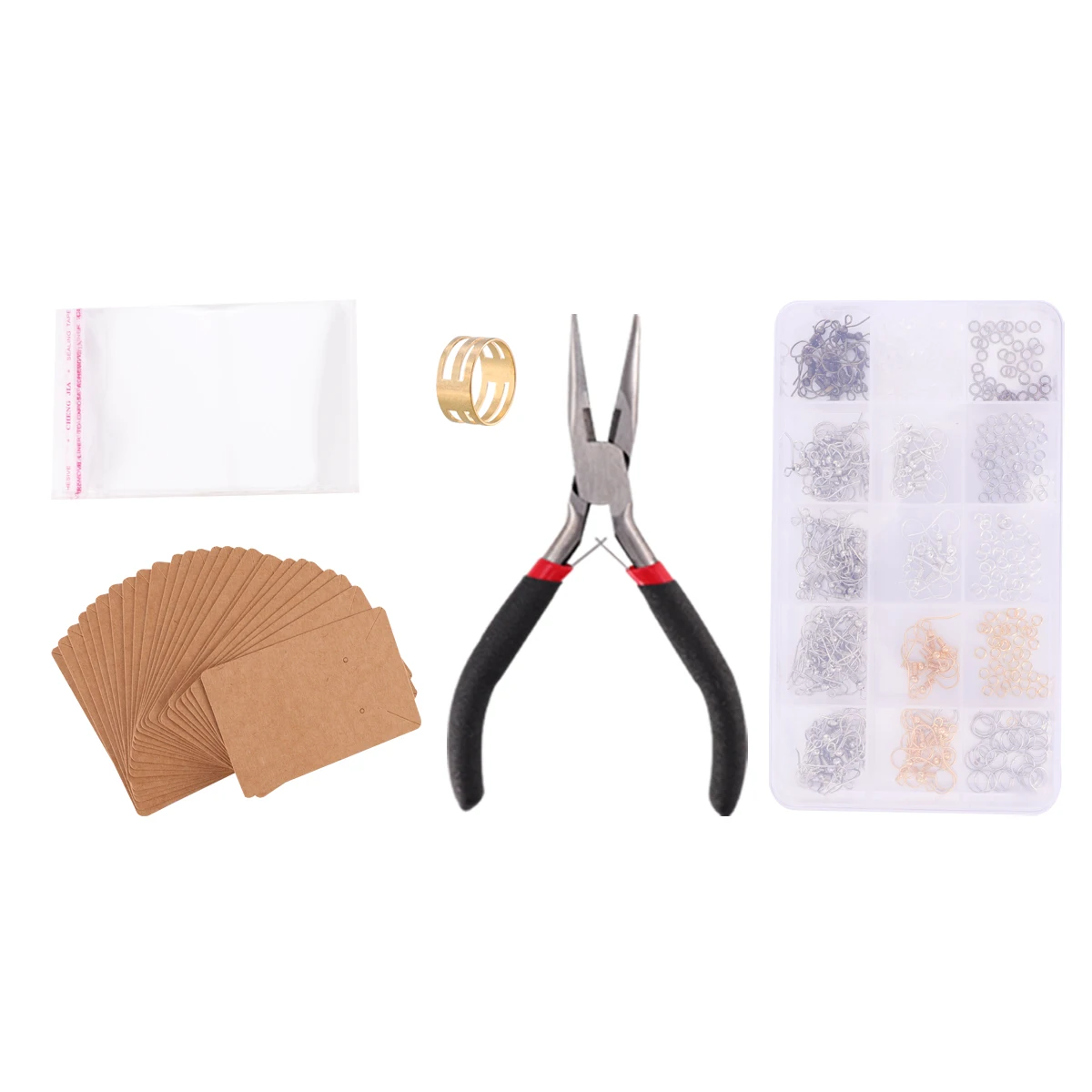 800 Pcs Jewelry Parts Handmade Earrings Accessories Craft Supplies Simple Ear Hook Tools Plastic Metal Paper Lightweight Durable
800 Pcs Jewelry Parts Handmade Earrings Accessories Craft Supplies Simple Ear Hook Tools Plastic Metal Paper Lightweight Durable