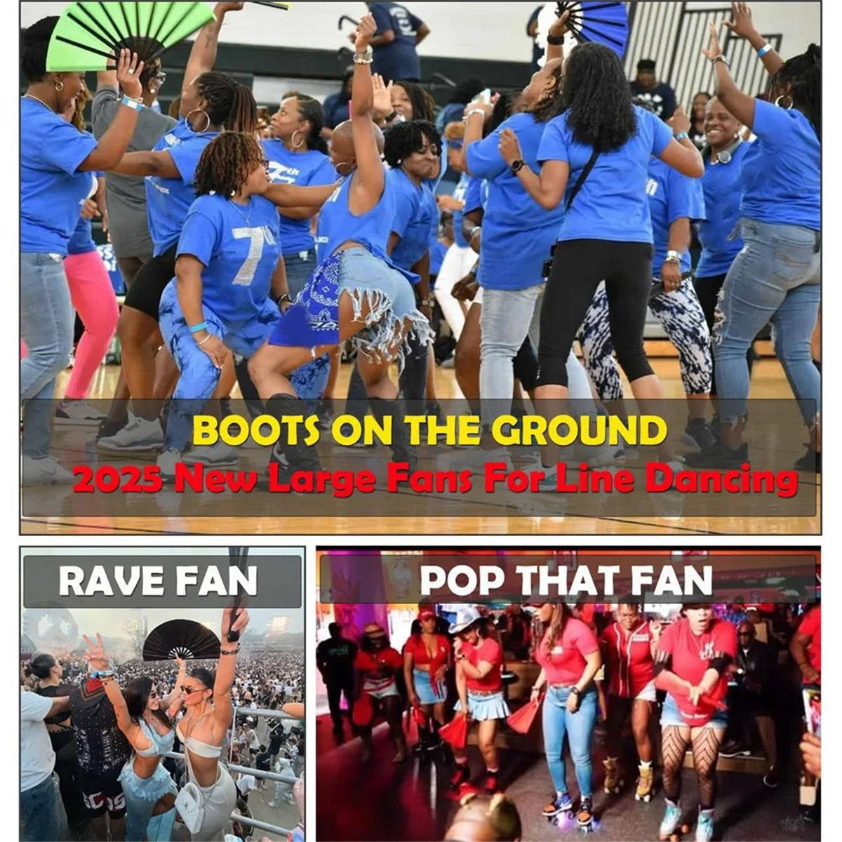 AA85 13In Large Rave Fan Popping Fan Clacking Fans for Line Dancing,Hand Foldable Fan for Outdoor,Wedding,Party,Decoration B
AA85 13In Large Rave Fan Popping Fan Clacking Fans for Line Dancing,Hand Foldable Fan for Outdoor,Wedding,Party,Decoration B