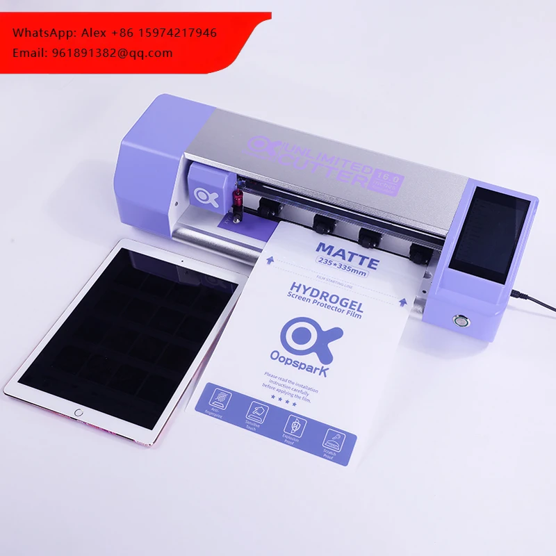 High Quality New Technology Oopspark Unlocked Screen Protector Cutting Machine Unlimited Film Cutter For Mobile Phone And Laptop
High Quality New Technology Oopspark Unlocked Screen Protector Cutting Machine Unlimited Film Cutter For Mobile Phone And Laptop