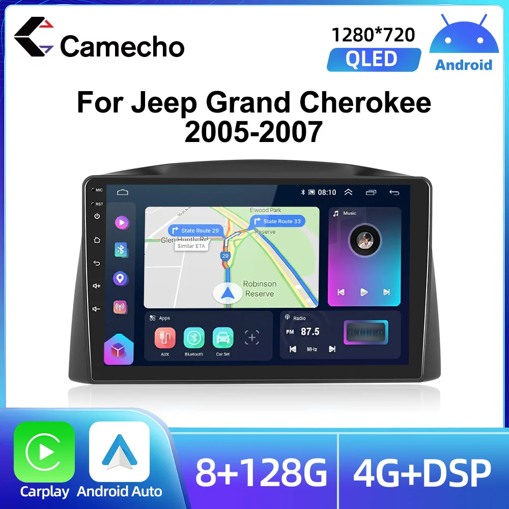 Camecho 10 "Android 2din автомобильный мультимедийный плеер стерео радио для Jeep Grand Cherokee 2005-2007 BT WIFI GPS FM радио задняя камера
Camecho 10 "Android 2din автомобильный мультимедийный плеер стерео радио для Jeep Grand Cherokee 2005-2007 BT WIFI GPS FM радио задняя камера