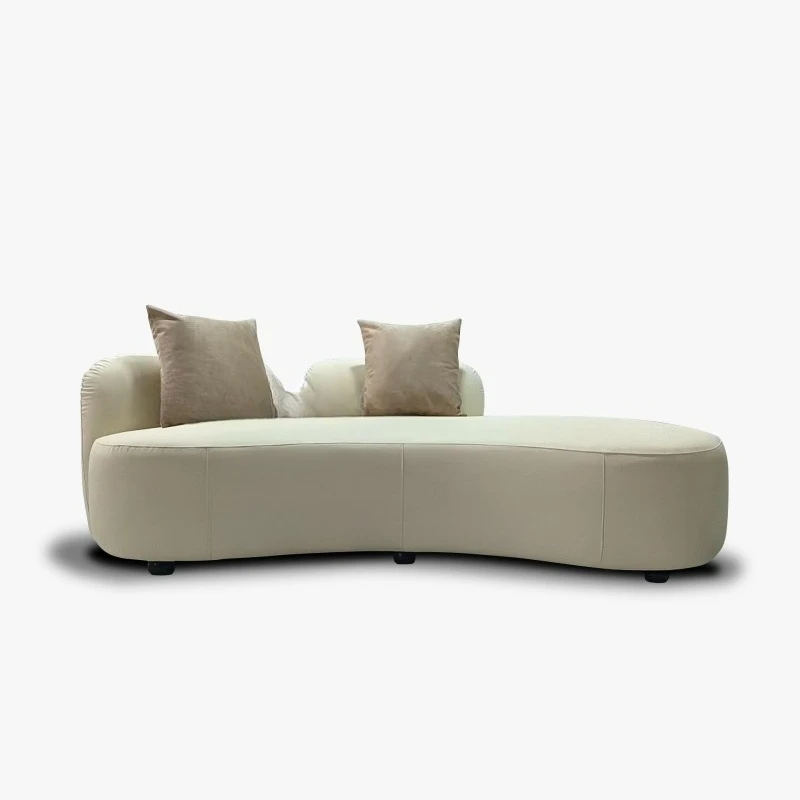 Cream Wind Moon Living Room, Curved Fabric Sofa, Special-shaped Sofa in the lobby of the B & B Hotel
Cream Wind Moon Living Room, Curved Fabric Sofa, Special-shaped Sofa in the lobby of the B & B Hotel