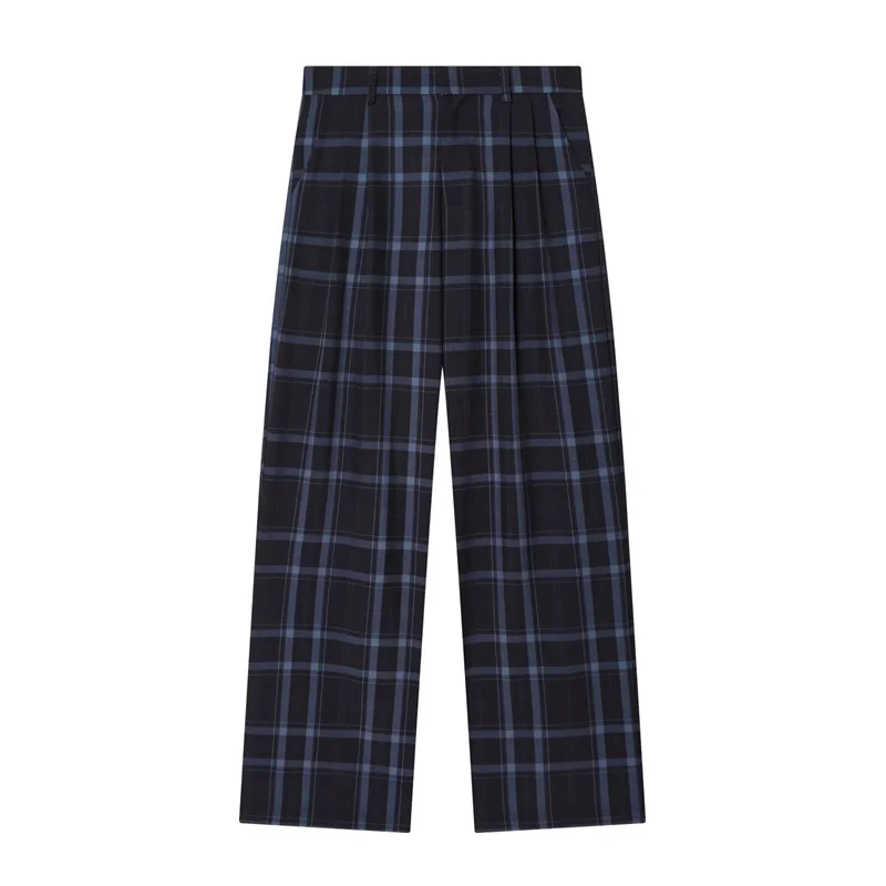 Women's Pants 2026 New Fashion High Waist Wide Leg Pants Elegant Women's Fashion Plaid Pant Casual Trousers
Women's Pants 2026 New Fashion High Waist Wide Leg Pants Elegant Women's Fashion Plaid Pant Casual Trousers