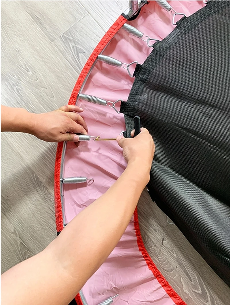 Indoor Child Gymnastic Trampoline Jumping Bed Outdoor Kids and Adult Exercise Fitness Mesh Mini Trampoline Park
Indoor Child Gymnastic Trampoline Jumping Bed Outdoor Kids and Adult Exercise Fitness Mesh Mini Trampoline Park
