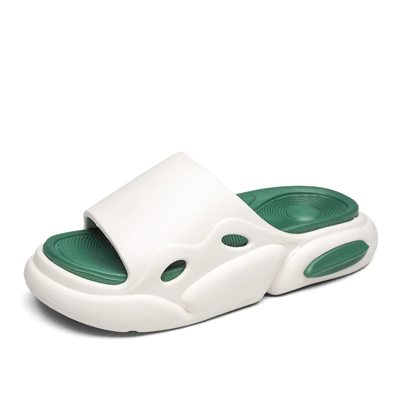 Мужские и женские новые повседневные пляжные тапочки цвета EVA с мягкой подошвой и толстой подошвой, модные повседневные пляжные тапочки, сандалии для пар
Мужские и женские новые повседневные пляжные тапочки цвета EVA с мягкой подошвой и толстой подошвой, модные повседневные пляжные тапочки, сандалии для пар