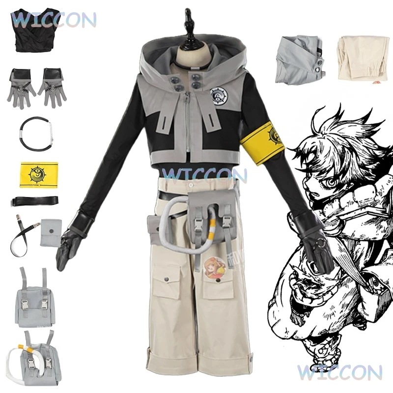 Rhode Cosplay Costume Anime GACHI AKUTA Cosplay Full Set Top Pants With Gloves Women Men Halloween Roleplay
Rhode Cosplay Costume Anime GACHI AKUTA Cosplay Full Set Top Pants With Gloves Women Men Halloween Roleplay