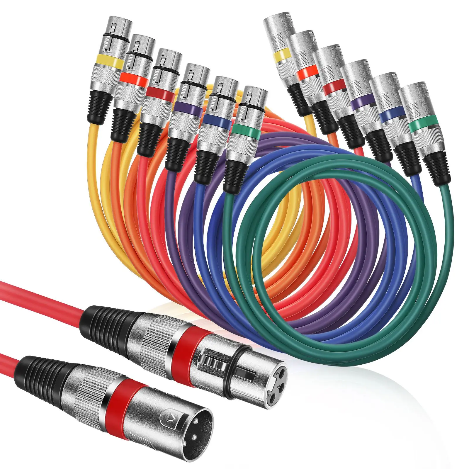 Microphone Cable Set Xlr Cables Double Layer Pvc Mic Cord Audio Video Speakers Patch chord Male Female Transmission
Microphone Cable Set Xlr Cables Double Layer Pvc Mic Cord Audio Video Speakers Patch chord Male Female Transmission