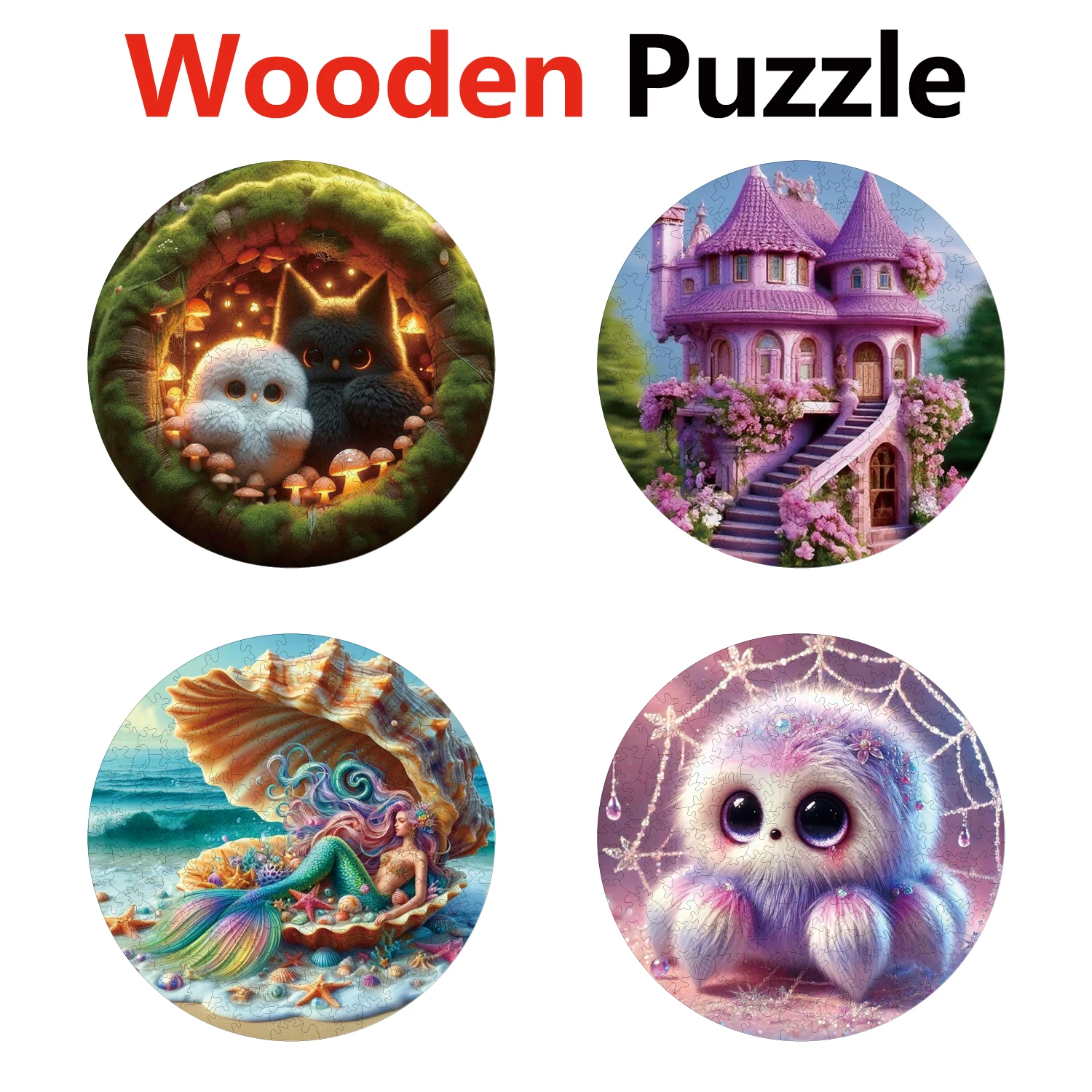 Cat House Shell Spider Animal Puzzles High Quality Jigsaw Puzzle Wooden Puzzle Best Christmas Gift
Cat House Shell Spider Animal Puzzles High Quality Jigsaw Puzzle Wooden Puzzle Best Christmas Gift