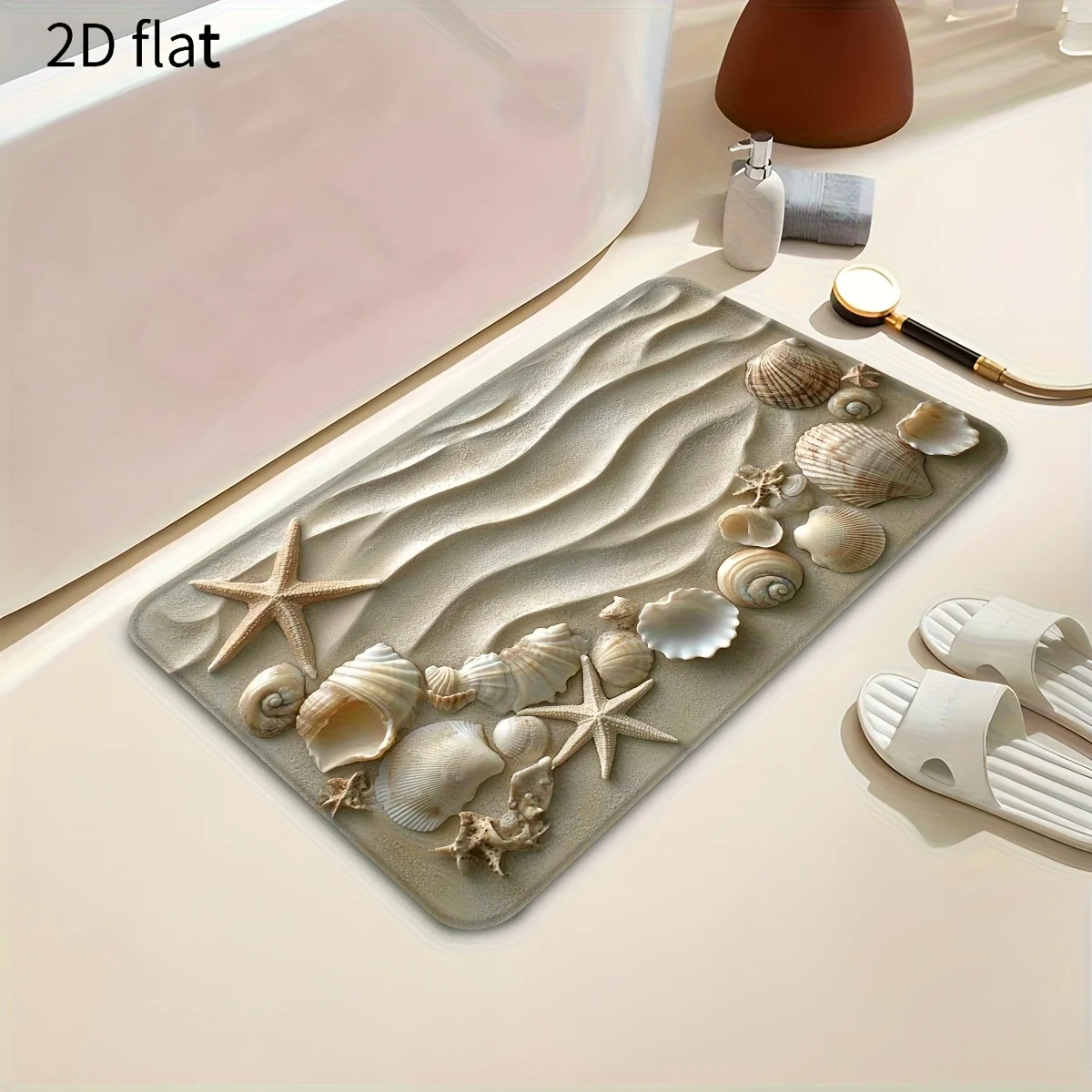 3D Visual Sea Shell Door Mat Beach Style Non-Slip Welcome Rug Absorbent Flannel Bath Mat for Bathroom Kitchen Floor Mat Decor
3D Visual Sea Shell Door Mat Beach Style Non-Slip Welcome Rug Absorbent Flannel Bath Mat for Bathroom Kitchen Floor Mat Decor