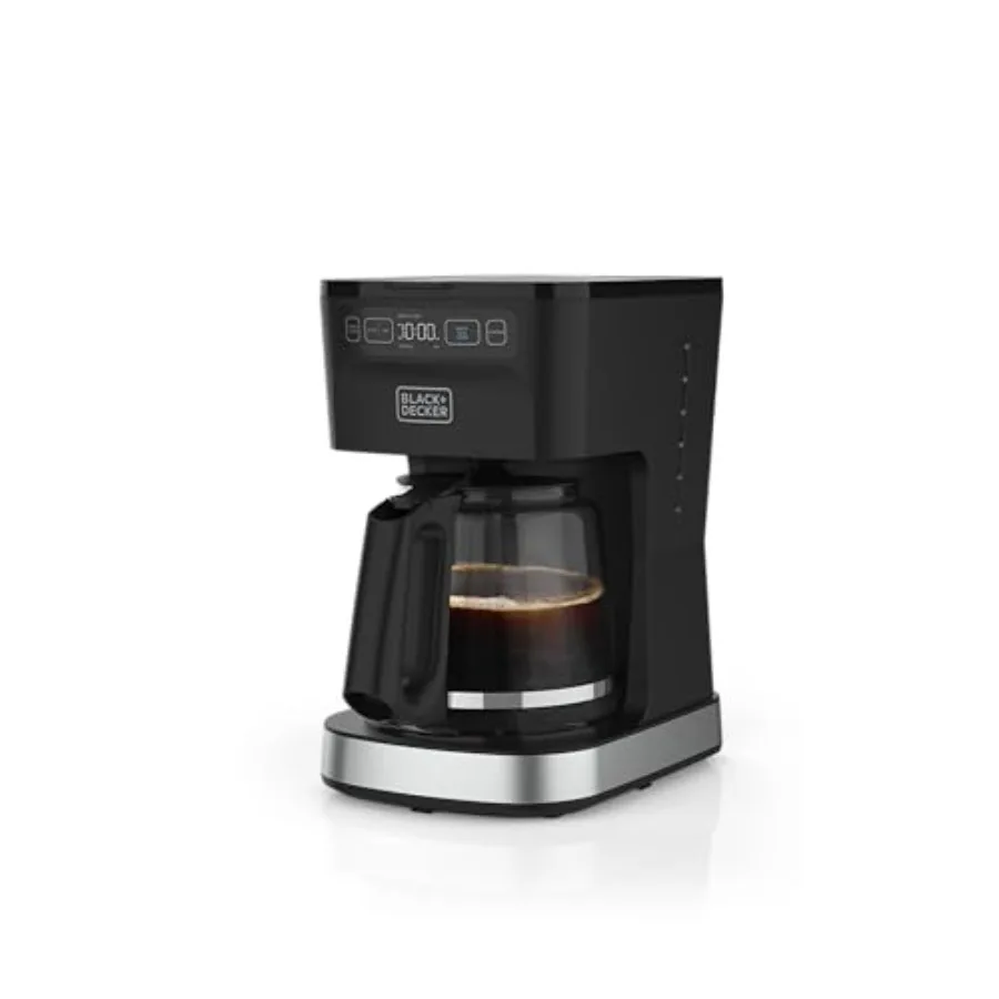 CAFÉCRAFT 12-Cup Programmable Coffee Maker, Stainless Steel Drip Coffeemaker with Vortex Showerhead, Strength Selector, Sneak-A
CAFÉCRAFT 12-Cup Programmable Coffee Maker, Stainless Steel Drip Coffeemaker with Vortex Showerhead, Strength Selector, Sneak-A