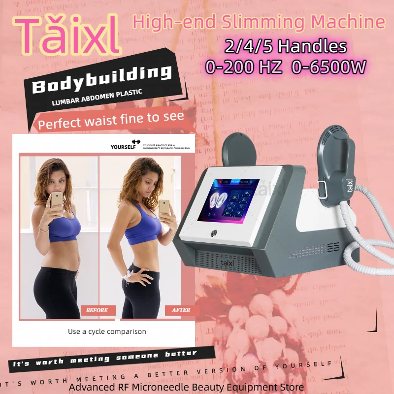 2025 Newest Portable DLS-taixl RF Power 6500W Weight Loss Muscle Stimulating Fat Removal Body Sculpt Machine
2025 Newest Portable DLS-taixl RF Power 6500W Weight Loss Muscle Stimulating Fat Removal Body Sculpt Machine