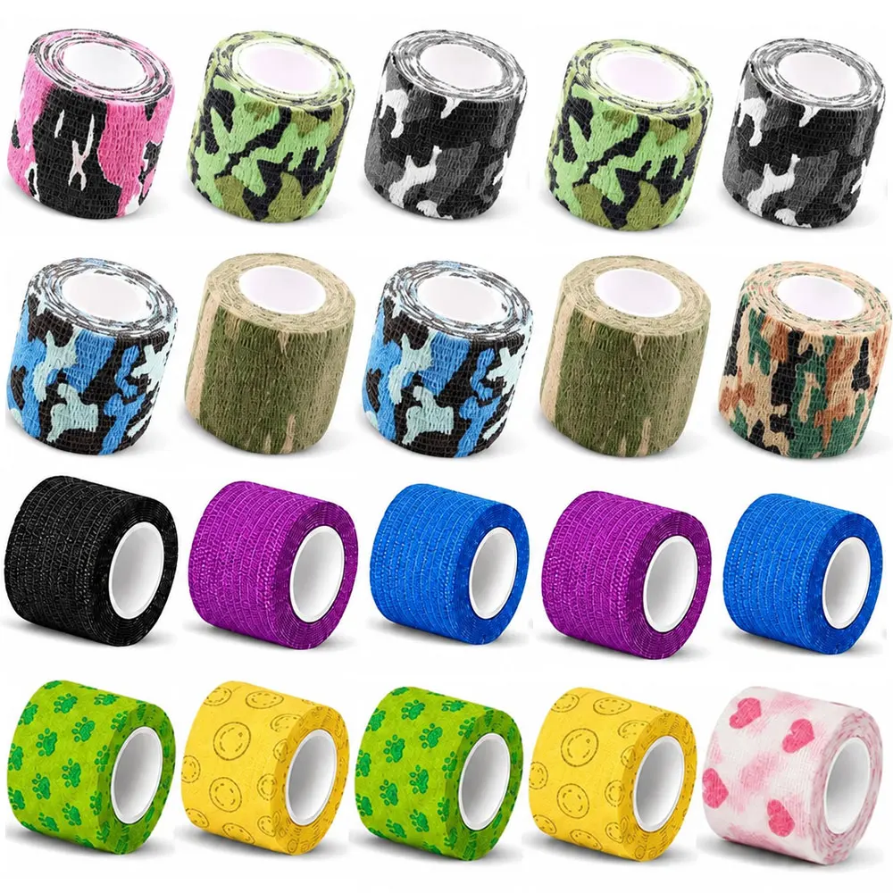 Camouflage Tattoo Grip Cover Wraps Self-Adhesive Elastic Bandage Tape Breathable Strong Sports Tape Athletic Bandage Rolls
Camouflage Tattoo Grip Cover Wraps Self-Adhesive Elastic Bandage Tape Breathable Strong Sports Tape Athletic Bandage Rolls