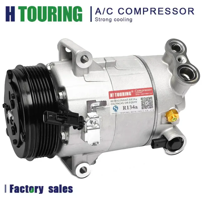 A/C Compressor with 6-Groove Pulley & Clutch for Chevrolet Equinox GMC Terrain 84726380 23249244
A/C Compressor with 6-Groove Pulley & Clutch for Chevrolet Equinox GMC Terrain 84726380 23249244