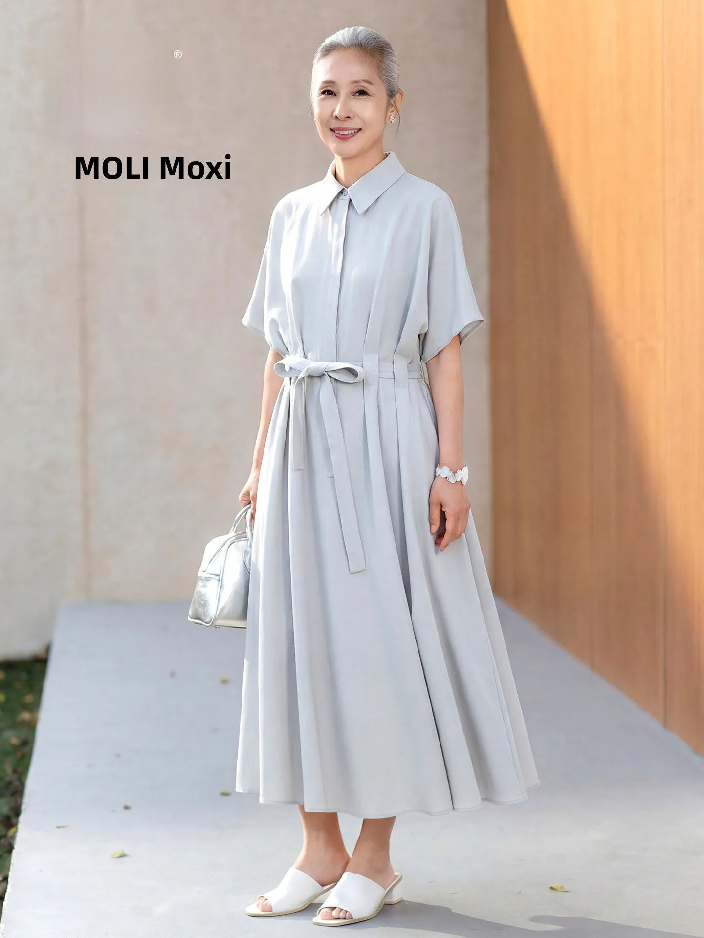 Muzhi Mom Summer Dress Short Sleeve Long Dress Elegant Middle-Aged Women's Clothing Breathable Lightweight Loose Fit Midi Dress
Muzhi Mom Summer Dress Short Sleeve Long Dress Elegant Middle-Aged Women's Clothing Breathable Lightweight Loose Fit Midi Dress