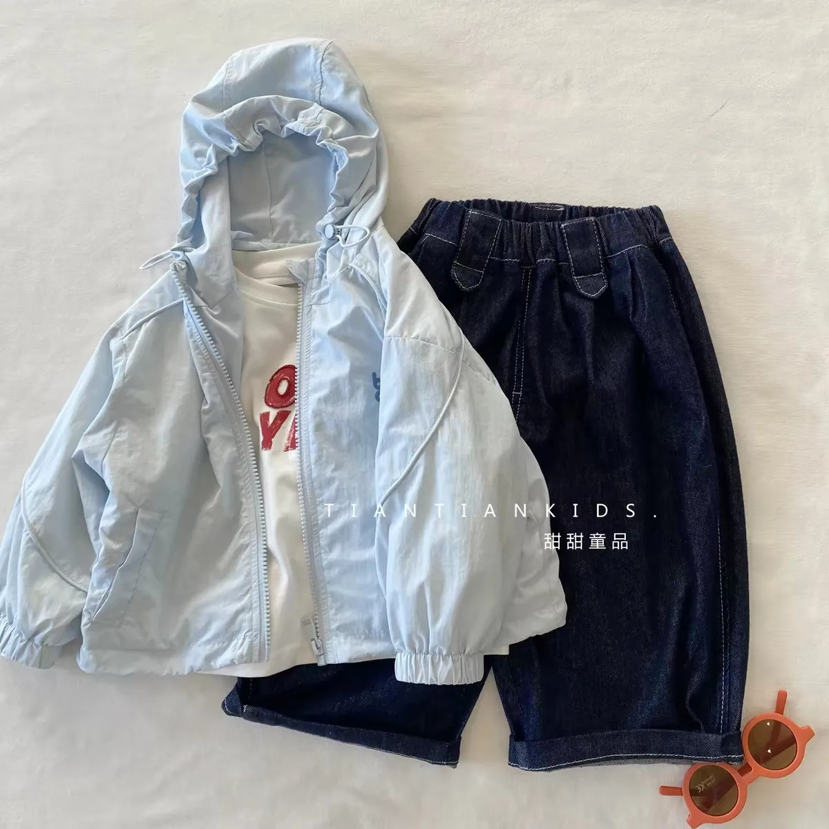 Children's Coat Spring/Summer New Style Boy Girl Casual Cardigan Hooded Thin Jacket
Children's Coat Spring/Summer New Style Boy Girl Casual Cardigan Hooded Thin Jacket