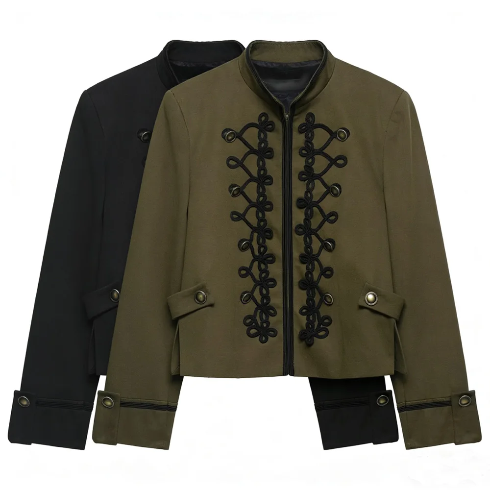 WOMEN 2026 Summer New Fashion Knots with shoulder pads Blazer Coat Retro Long Sleeve All-match Casual Chic Female Outerwear Tops
WOMEN 2026 Summer New Fashion Knots with shoulder pads Blazer Coat Retro Long Sleeve All-match Casual Chic Female Outerwear Tops