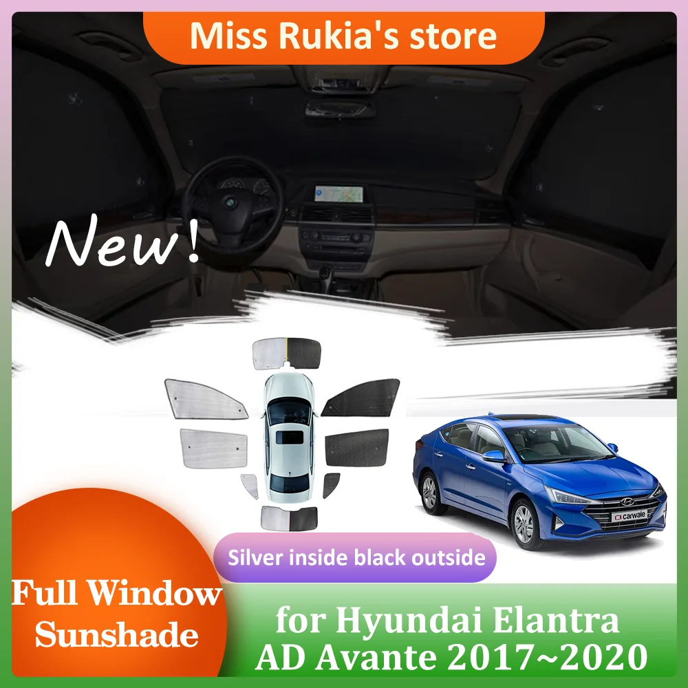 Car Sunshades Mat for Hyundai Elantra AD Avante 2017~2020 Roof Windows Sun Visor Windshield Sunroof Curtain Cover Accessories
Car Sunshades Mat for Hyundai Elantra AD Avante 2017~2020 Roof Windows Sun Visor Windshield Sunroof Curtain Cover Accessories