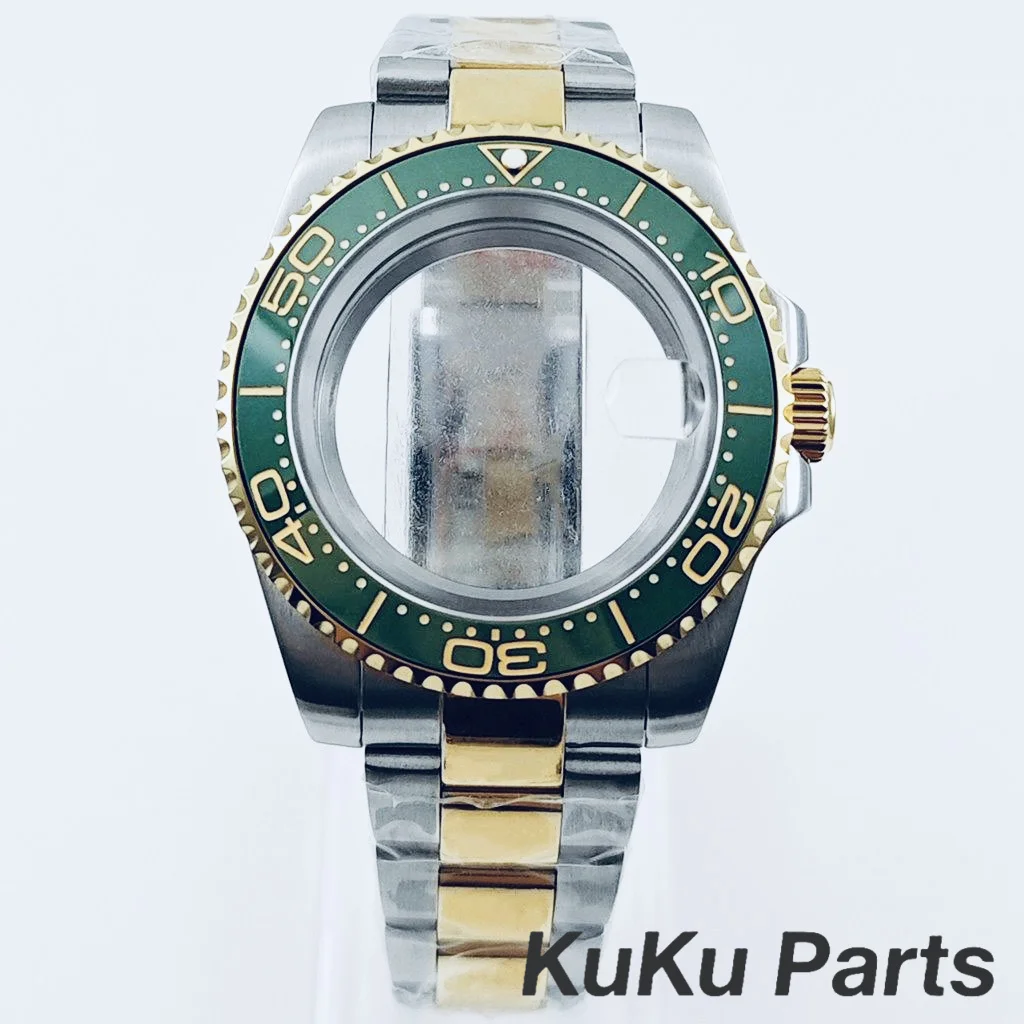NH35 Case Gold Silver Seamaster Bezel Sapphire Glass Watch Case 40mm Oyster Bracelet Watch Parts for SUB NH34 NH35 NH36 Movement
NH35 Case Gold Silver Seamaster Bezel Sapphire Glass Watch Case 40mm Oyster Bracelet Watch Parts for SUB NH34 NH35 NH36 Movement
