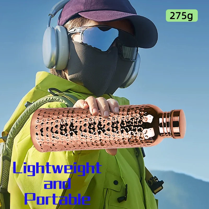 800ml Hammered Stainless Steel Water Bottle - Leakproof Sports Bottle for Outdoor, Gym,Cycling, Fitness, Travel, Yoga - BPA Free
800ml Hammered Stainless Steel Water Bottle - Leakproof Sports Bottle for Outdoor, Gym,Cycling, Fitness, Travel, Yoga - BPA Free