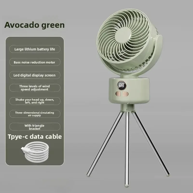2026 New Arrival Foldable Tripod Cooling Fan Silent Powerful Circulation Wind USB Rechargeable Rotatable Head Travel Fan
2026 New Arrival Foldable Tripod Cooling Fan Silent Powerful Circulation Wind USB Rechargeable Rotatable Head Travel Fan