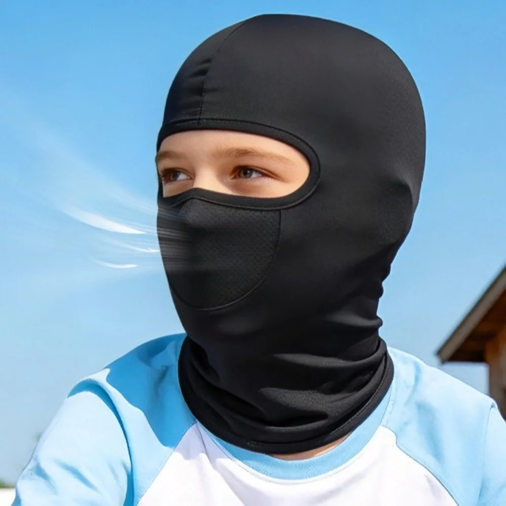 Adjustable Children Balaclava Hat Ice Silk Windproof Sun Protection Mask Elastic Neck Protection Sunscreen Full Face Cover
Adjustable Children Balaclava Hat Ice Silk Windproof Sun Protection Mask Elastic Neck Protection Sunscreen Full Face Cover
