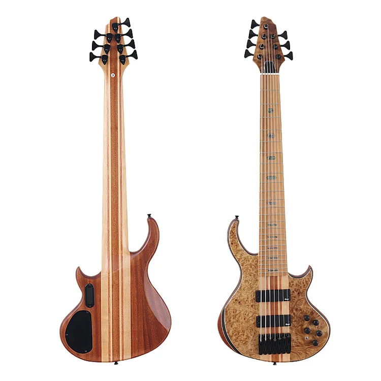 Wholesale OEM professional active pickup bass guitar, 30-inch with integrated neck and body design, 7-string bass guitar
Wholesale OEM professional active pickup bass guitar, 30-inch with integrated neck and body design, 7-string bass guitar