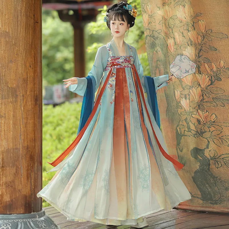 New adult Tang-style Hanfu for women, a retro-style chest-high ru skirt, super fairy-like for everyday wear, perfect for spring
New adult Tang-style Hanfu for women, a retro-style chest-high ru skirt, super fairy-like for everyday wear, perfect for spring