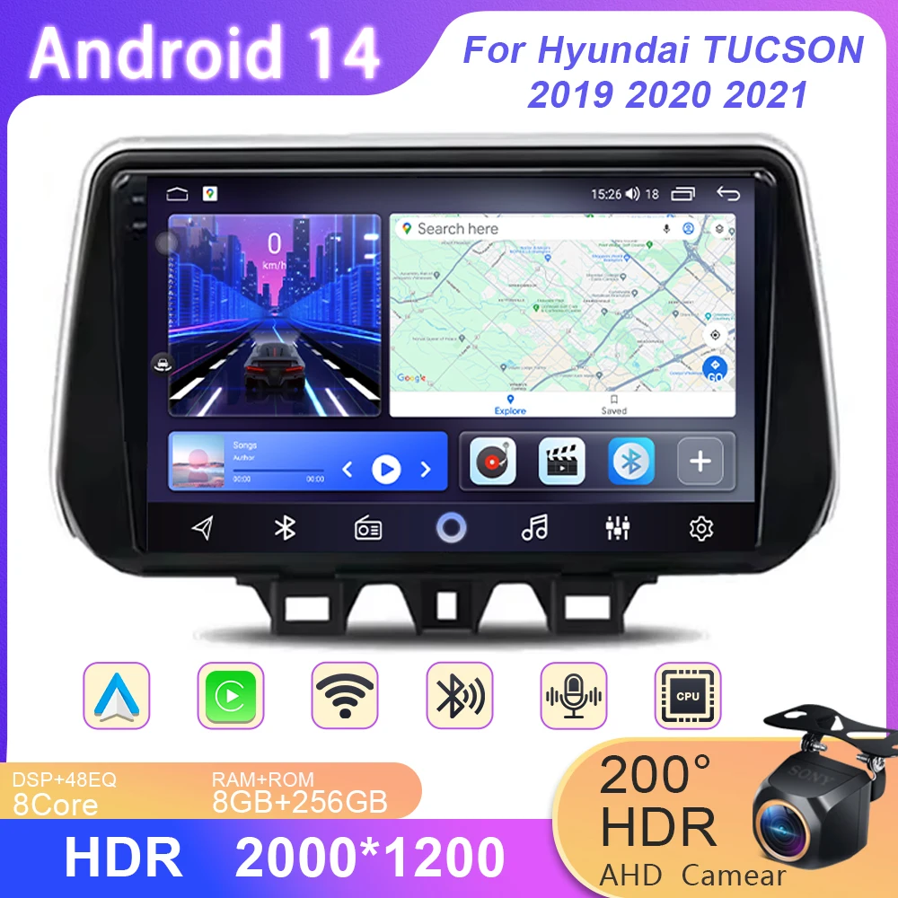 Car Radio Carplay For Hyundai TUCSON 2019 2020 2021 Navigation GPS Multimedia Player Android Auto Autoradio Wifi Stereo No 2din
Car Radio Carplay For Hyundai TUCSON 2019 2020 2021 Navigation GPS Multimedia Player Android Auto Autoradio Wifi Stereo No 2din