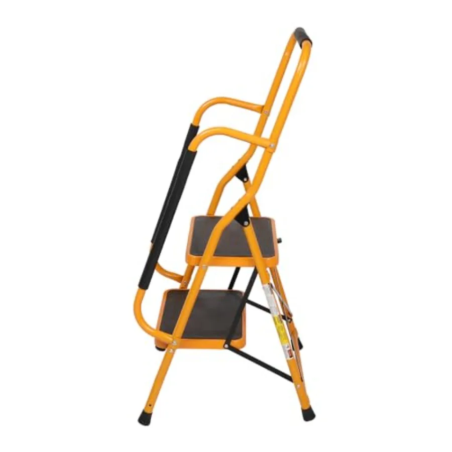 Folding Portable 2-Step Ladder Stool with Wide Anti-Slip Pedals Sturdy Metal Step Stool for Adults Multi-Use Household Kitchen
Folding Portable 2-Step Ladder Stool with Wide Anti-Slip Pedals Sturdy Metal Step Stool for Adults Multi-Use Household Kitchen