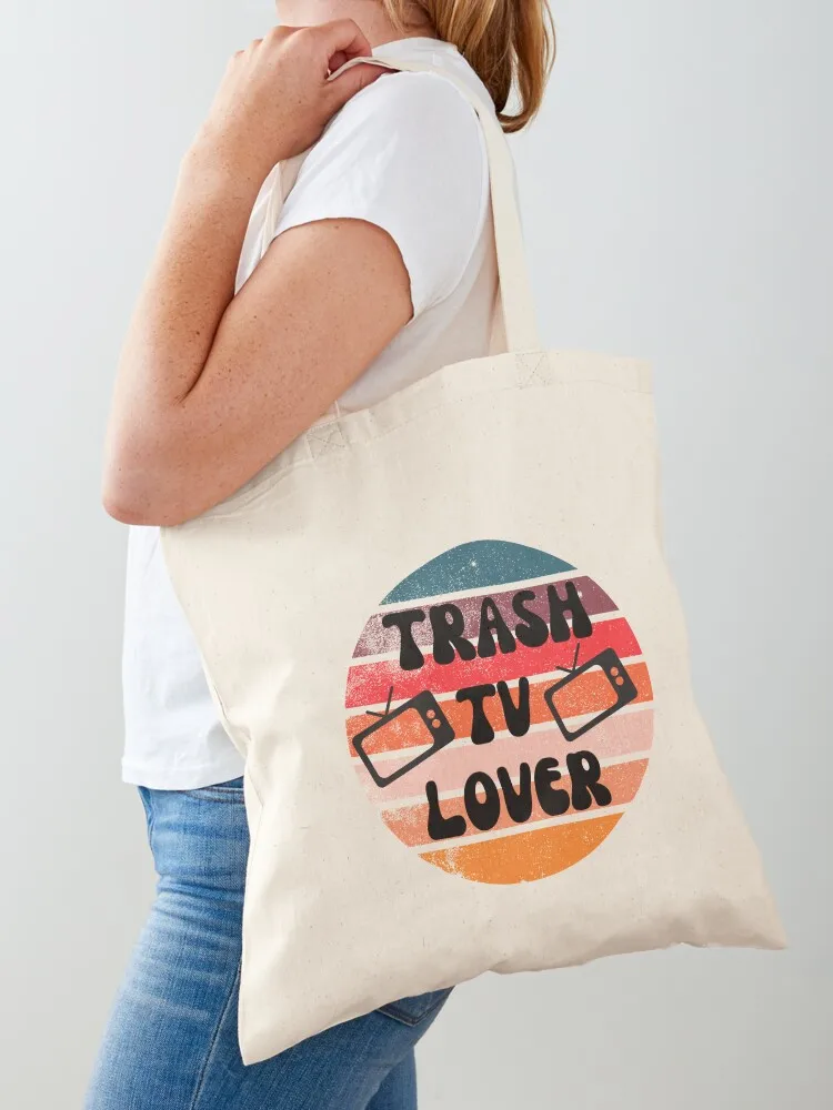 Trash TV Lover Tote Bag shopping trolley bag Women's shopper bag Custom
Trash TV Lover Tote Bag shopping trolley bag Women's shopper bag Custom