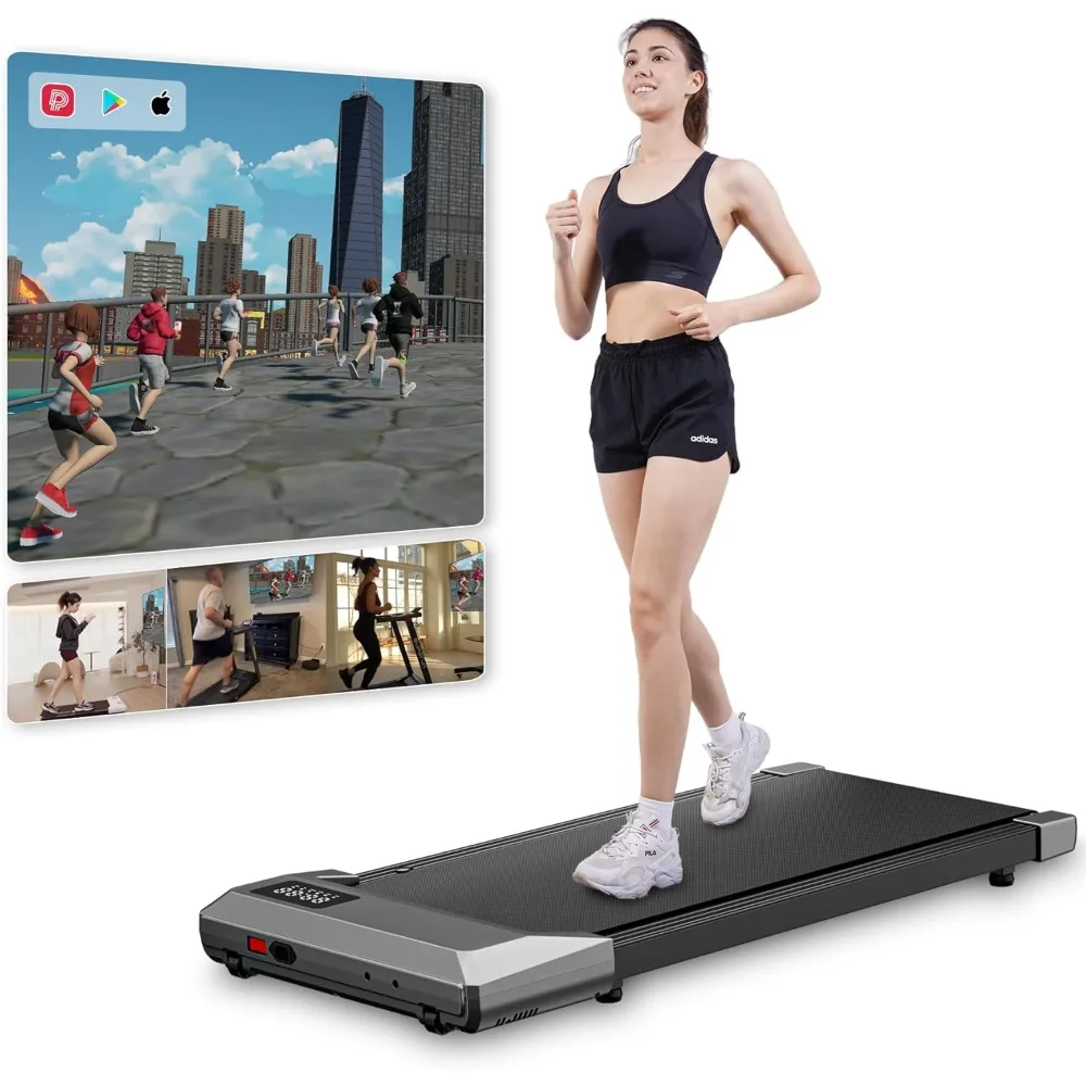 Walking Pad, Under Desk Treadmill, 3 in 1 Portable Treadmill with Remote Control LED Display,
Walking Pad, Under Desk Treadmill, 3 in 1 Portable Treadmill with Remote Control LED Display,