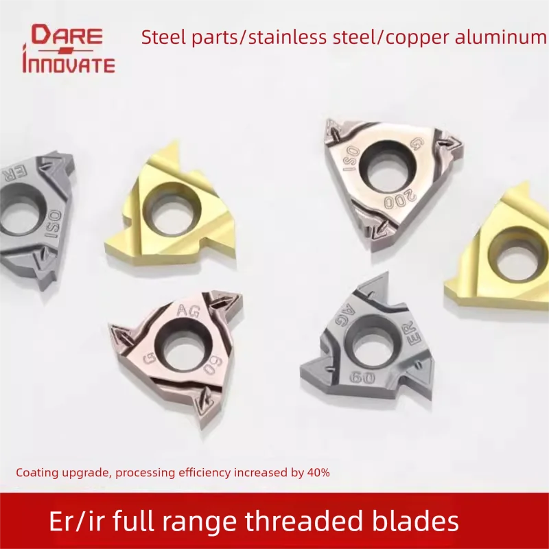 16IR 16ER AG60 AG55 Threading Blade 1.0 ISO 1.25ISO 1.5ISO 1.75ISO 2.0ISO 2.5ISO 3.0ISO 3.5ISO Carbide Insert For CNC lathe tool
16IR 16ER AG60 AG55 Threading Blade 1.0 ISO 1.25ISO 1.5ISO 1.75ISO 2.0ISO 2.5ISO 3.0ISO 3.5ISO Carbide Insert For CNC lathe tool