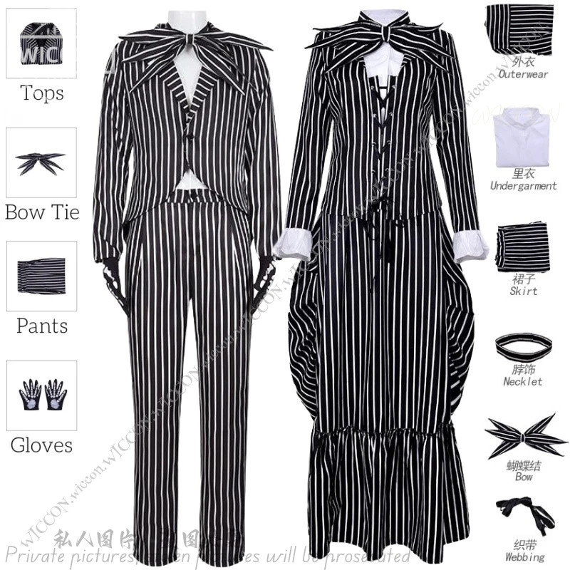 Jack Cosplay Skellington Cosplay Costume For Adult Men Fantasia Jacket Pants Outfit Disguise Suit Man Halloween Carnival Party
Jack Cosplay Skellington Cosplay Costume For Adult Men Fantasia Jacket Pants Outfit Disguise Suit Man Halloween Carnival Party