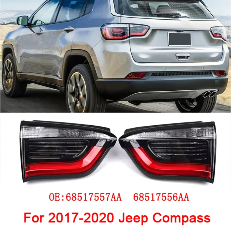 For 2017-2020 Jeep Compass 68517557AA 68517556AA Car Rear Brake Anti-collision Light Tail Warning Stop LED Signal Light
For 2017-2020 Jeep Compass 68517557AA 68517556AA Car Rear Brake Anti-collision Light Tail Warning Stop LED Signal Light