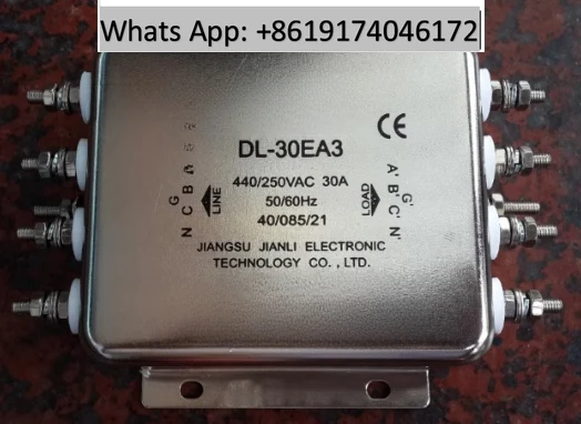 Power supply filter DL-30EA3 three-phase four-wire
Power supply filter DL-30EA3 three-phase four-wire