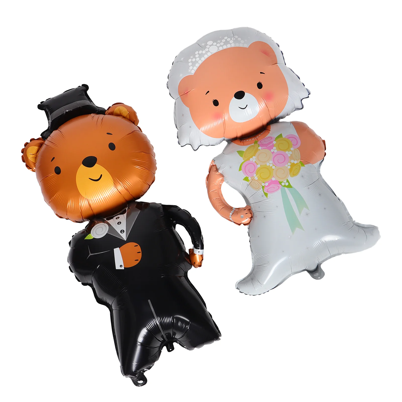 2 Pcs Bride Groom Bear Balloons Wedding Decoration Set Valentine Proposal Party Aluminum Film Balloons Bridal Accessories
2 Pcs Bride Groom Bear Balloons Wedding Decoration Set Valentine Proposal Party Aluminum Film Balloons Bridal Accessories