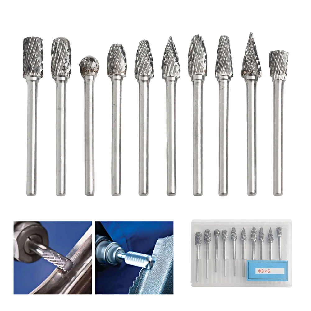 10 шт., набор стальных шлифовальных головок «сделай сам», твердосплавная сталь, шлифовальные головки с двойным вырезом, роторный напильник и фрезерная головка, деревообрабатывающие инструменты
10 шт., набор стальных шлифовальных головок «сделай сам», твердосплавная сталь, шлифовальные головки с двойным вырезом, роторный напильник и фрезерная головка, деревообрабатывающие инструменты