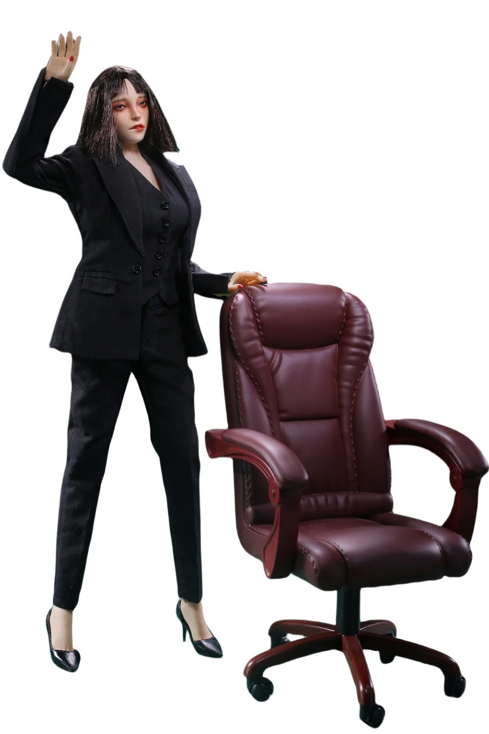 HiPlay 1/6 Scale Figure Doll Clothes: Black Female Slim-Fit Suit For 12-inch Collectible Action Figure JO23X-07A
HiPlay 1/6 Scale Figure Doll Clothes: Black Female Slim-Fit Suit For 12-inch Collectible Action Figure JO23X-07A