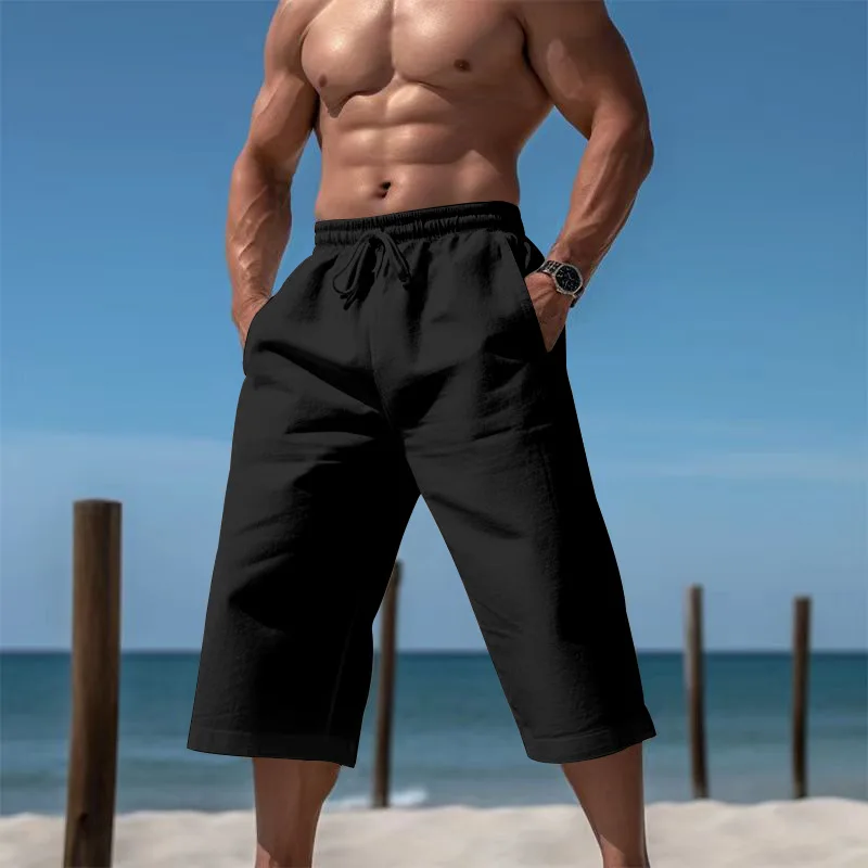 2025 Men's Summer Loose Casual Sports Cropped Pants Men's Linen Pants Men Clothing Streetwear Men Mens Pants
2025 Men's Summer Loose Casual Sports Cropped Pants Men's Linen Pants Men Clothing Streetwear Men Mens Pants