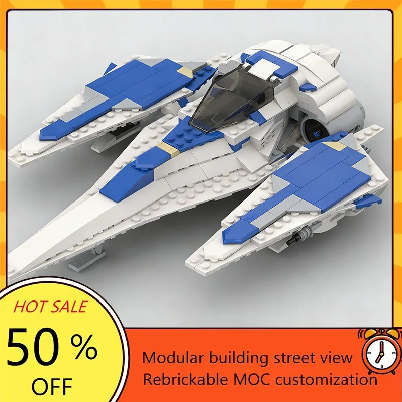 345PCS Popular Space War Movie Model MOC Building Bricks Spaceship Modular Technology Gifts Holiday Assemble Children Toy Suit
345PCS Popular Space War Movie Model MOC Building Bricks Spaceship Modular Technology Gifts Holiday Assemble Children Toy Suit