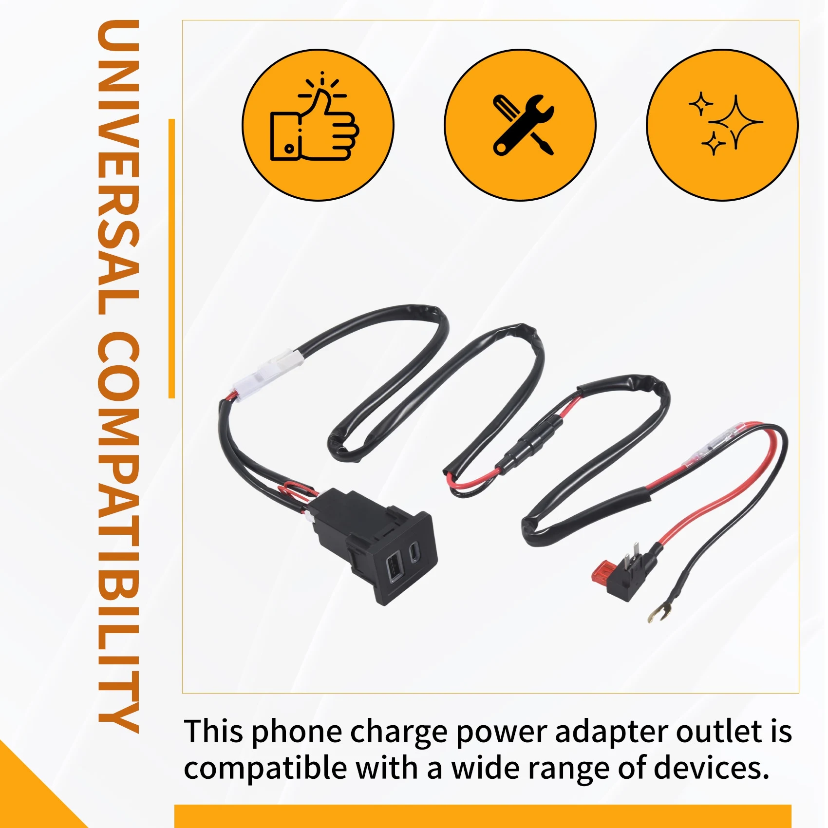 Car USB PD Quick Charge QC3.0 Phone Charging Adapter Outlet For Multivan T5 2003-2015
Car USB PD Quick Charge QC3.0 Phone Charging Adapter Outlet For Multivan T5 2003-2015
