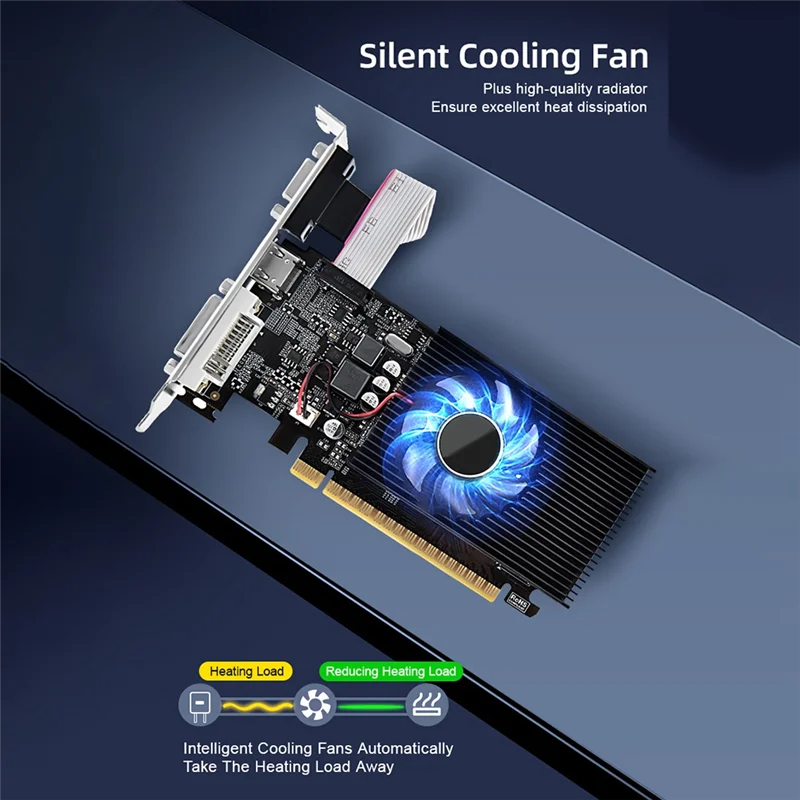 GT730 4G DDR3 128 Bit Graphics Card 700MHZ 40Nm PCIE 2.0 16X VGA+DVI+ -Compatible Video Card Accessories
GT730 4G DDR3 128 Bit Graphics Card 700MHZ 40Nm PCIE 2.0 16X VGA+DVI+ -Compatible Video Card Accessories