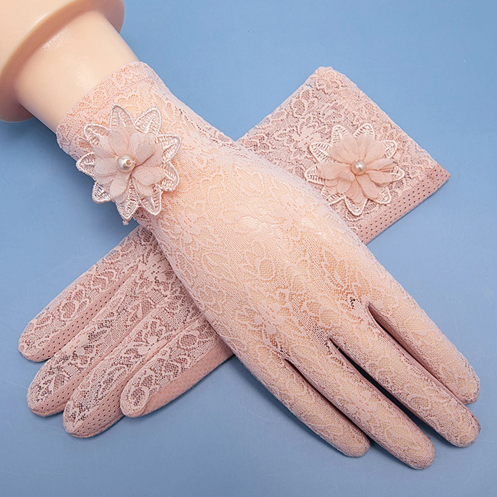 Uv-proof Sunscreen Gloves for Women Lace Mesh Floral Gloves UV Protection JacquardSolid Color Mittens Anti Slip Elegant Gloves
Uv-proof Sunscreen Gloves for Women Lace Mesh Floral Gloves UV Protection JacquardSolid Color Mittens Anti Slip Elegant Gloves