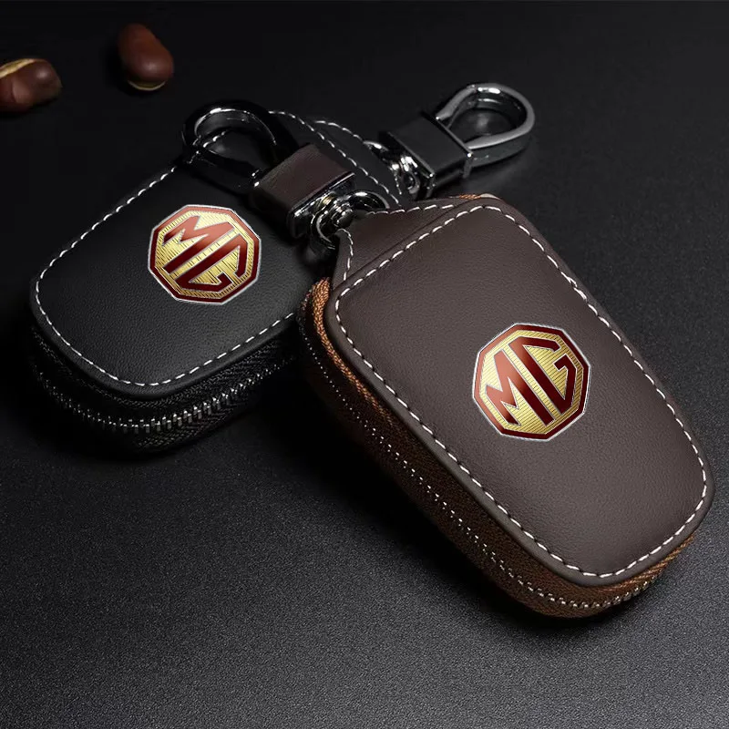Leather Car Key Case for MG HS EHS Phev ZS MG3 MG5 MG6 MG7 GT ZR RX5 ZT Car Remote Control Key Case Keychain Auto Accessories
Leather Car Key Case for MG HS EHS Phev ZS MG3 MG5 MG6 MG7 GT ZR RX5 ZT Car Remote Control Key Case Keychain Auto Accessories